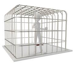 caged person